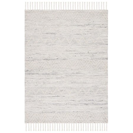 Safavieh 3 x 5 ft. Natural Hand Woven Rectangle Area Rug Ivory & Grey NAT296F-3